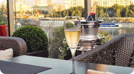 Специальное блюдо к Moët & Chandon. Рестораны Москвы